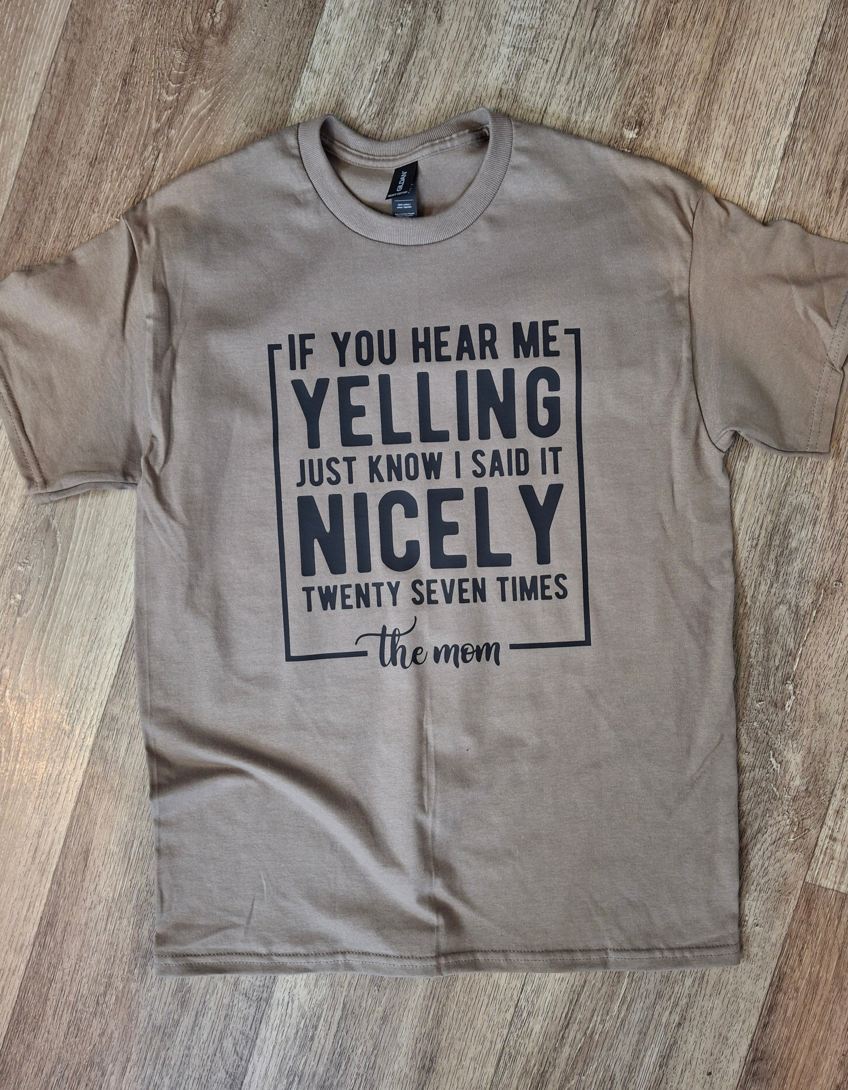 If you hear me yelling