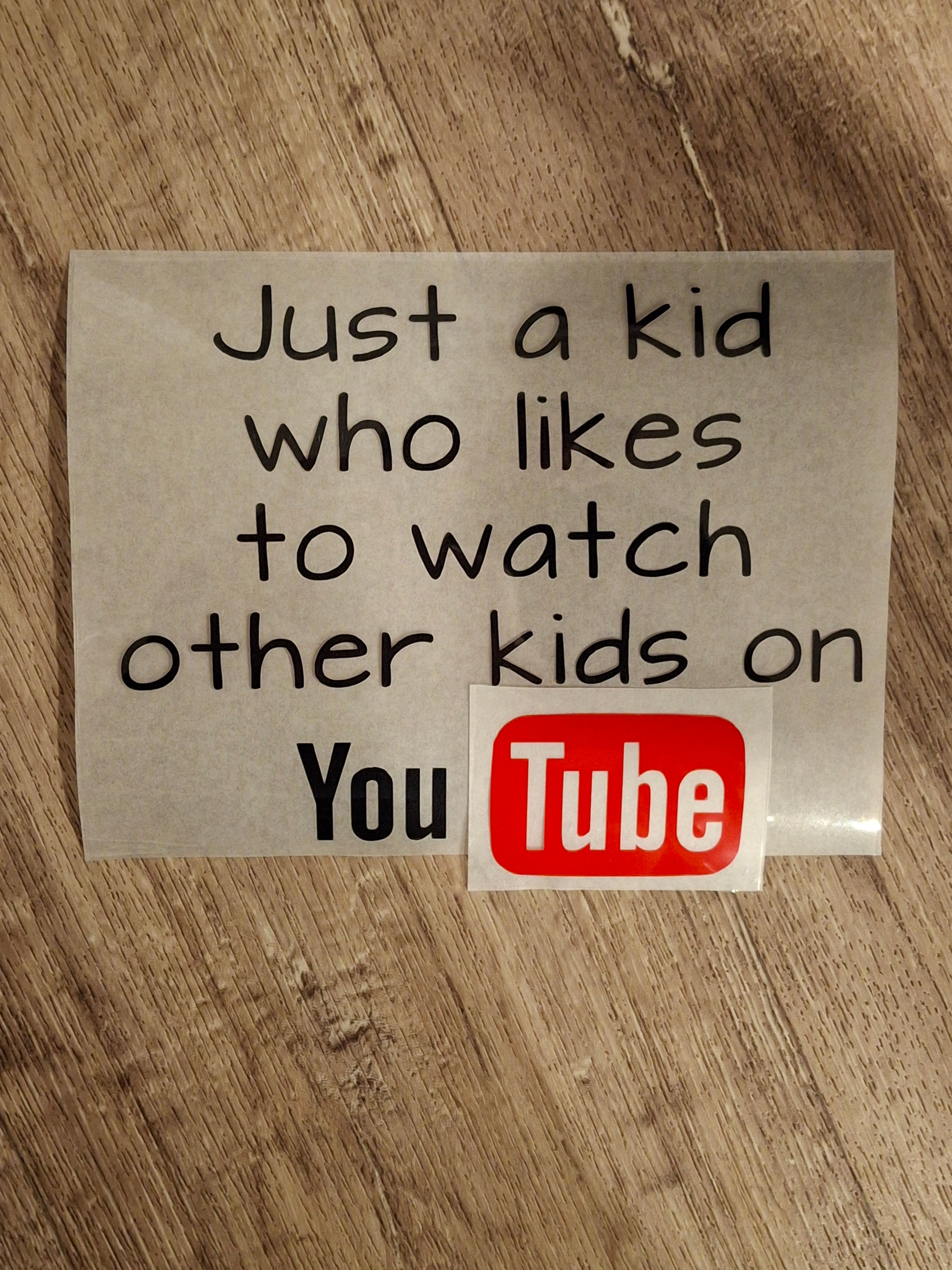 Just a kid who likes to watch other kids on youtube